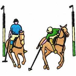 Horses Embroidery Design 9